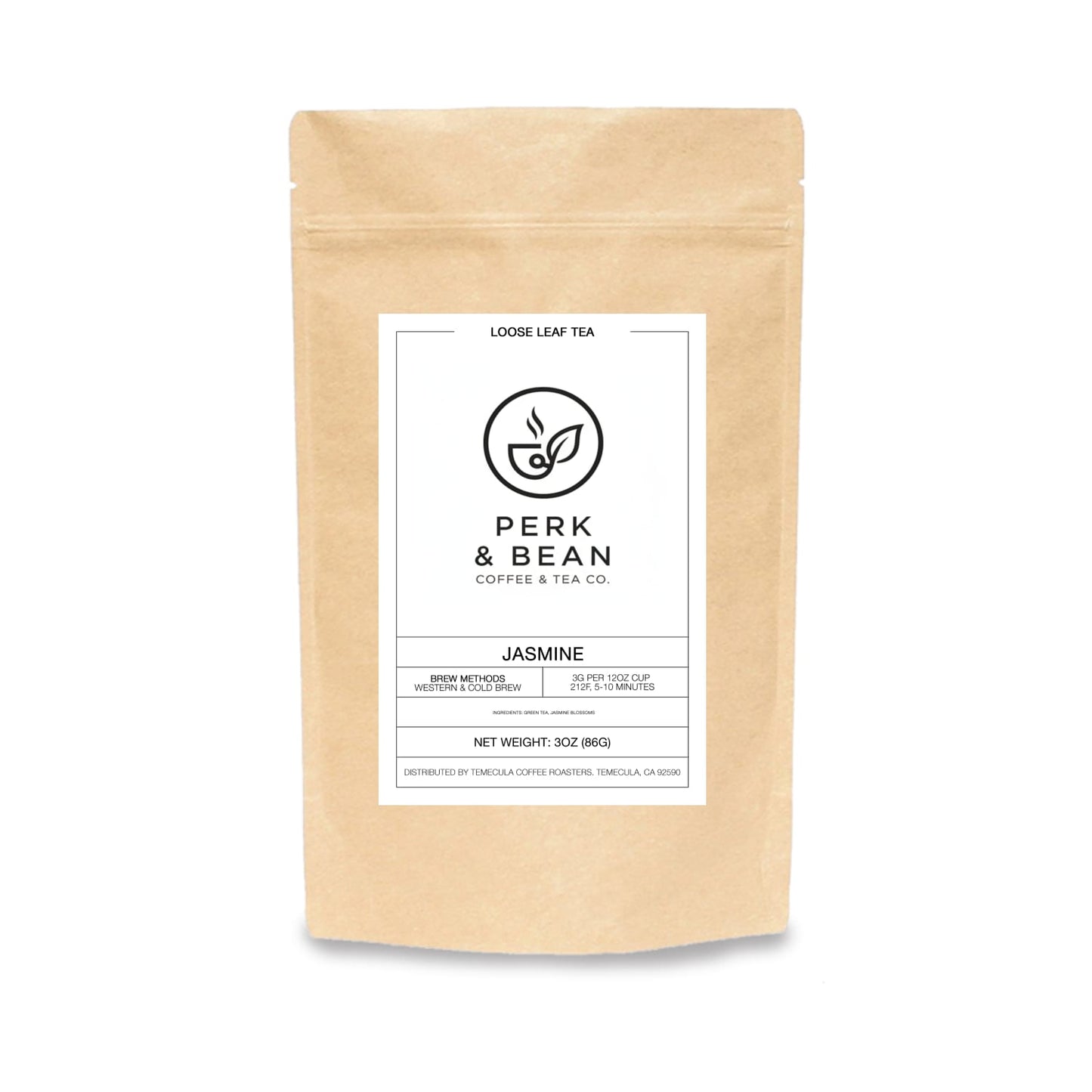 Jasmine | A Blend of Loose Leaf Green Tea and Jasmine Blossoms